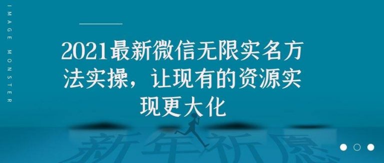 2021最新V芯无限实名方法实操，让现有的资源实现更大化-599资源坊