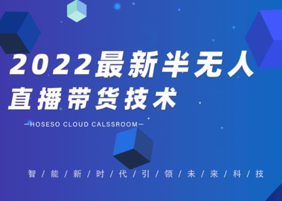 禾兴社·2022最新抖音半无人直播带货技术及卡直播广场玩法，价值699元-599资源坊