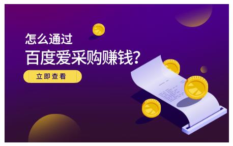 大王·怎么通过百度爱采购赚钱，已经通过百度爱采购完成200多万的销量-599资源坊