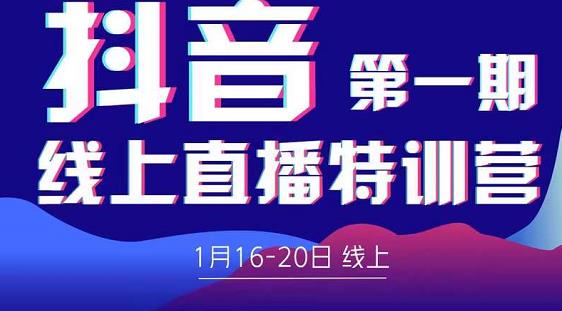 2022美尊学堂-抖音直播线上特训营价值4980元-599资源坊