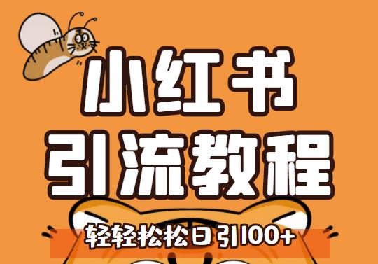 小红书运营引流全系列课程，每天引流100精准粉-599资源坊