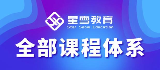 星雪教育淘系高级班，更全的运营提升方案，零基础由浅入深，店铺最新玩法-599资源坊