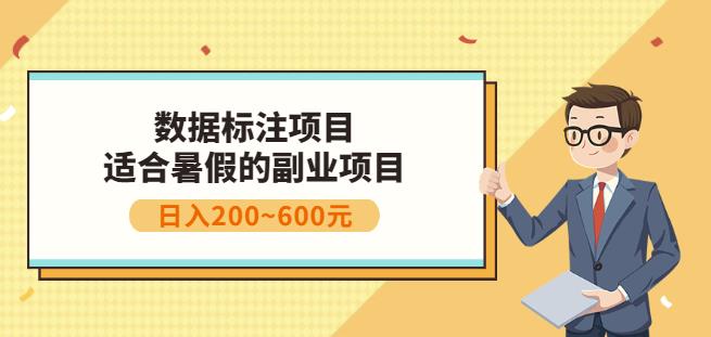 副业赚钱：人工智能数据标注项目，简单易上手，小白也能日入200+-599资源坊