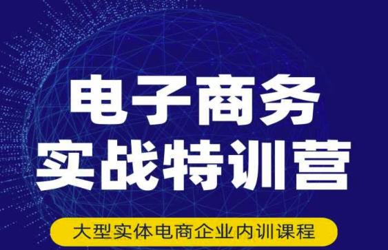 民赛电气内部出品：电子商务实战特训营，全方位带你入门电商，308种方式玩转电商-599资源坊