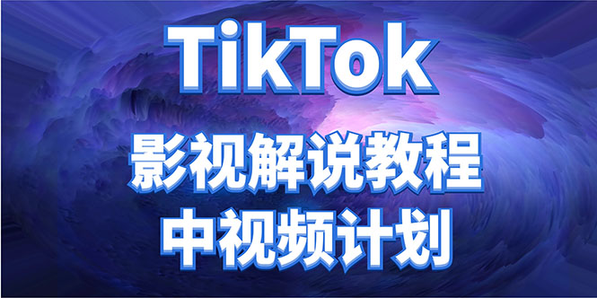 外面收费2980元的TikTok影视解说、中视频教程，比国内的中视频计划收益高-599资源坊