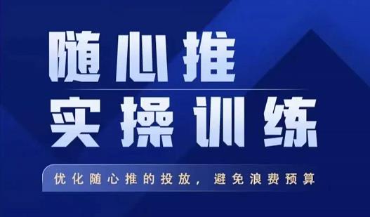 飞哥·随心推实操训练，优化随心推投放，避免浪费预算-599资源坊