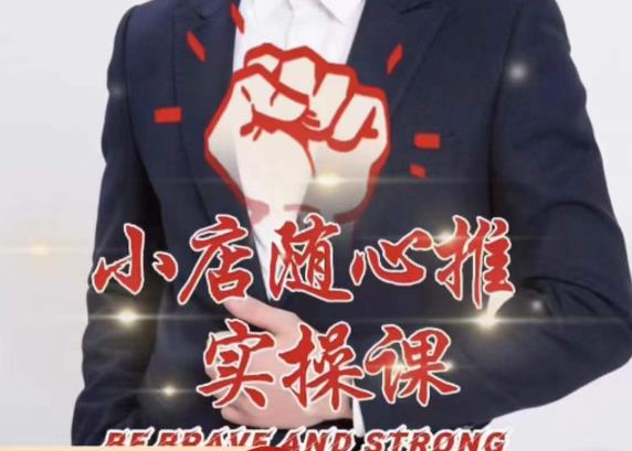 随心推线上课，小店随心推的投放逻辑，投放技巧，快速打标签-599资源坊