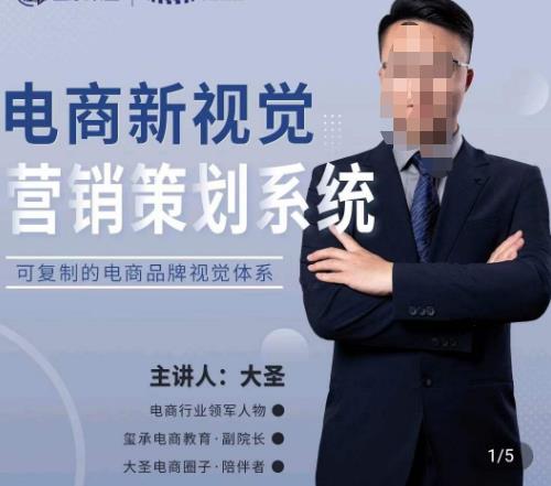 大圣·电商新视觉营销策划系统，可复制的电商品牌视觉识别系统-599资源坊