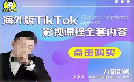 海外TikTok影视课程全套，从搭建渠道，到如何正确使用账号，到未来的变现渠道等-599资源坊