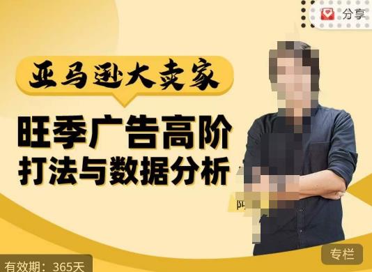 阿甘·亚马逊大卖家广告高阶打法与数据分析，走出传统广告误区；揭秘大卖惯用打法；数据驱动广告决策-599资源坊