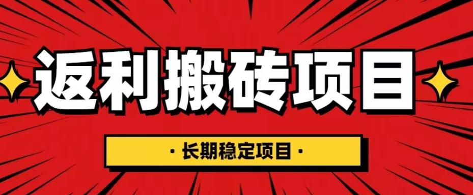 国外返利网项目，返利搬砖长期稳定，月入3000刀（深度解剖）-599资源坊