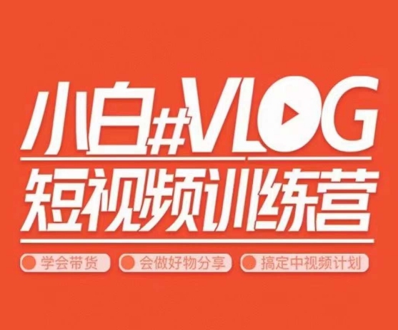 小呆说视–小白VLOG短视频训练营，学会带货、好物、直播、中视频-599资源坊