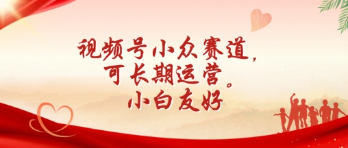 视频号小众赛道，可长期运营，小白友好【揭秘】-599资源坊