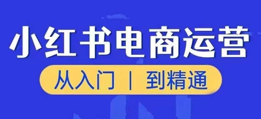 小红书电商运营课，从入门到精通，带你抓住又一个赚钱风口-599资源坊