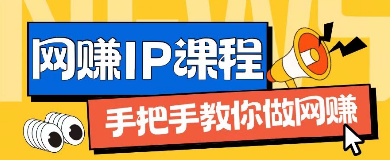 ip合伙人打造1.0，从0到1教你做网创，实现月入过万【揭秘】-599资源坊