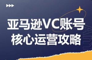 亚马逊VC账号核心玩法解析,实战经验拆解产品模块运营技巧,提升店铺GMV,有效提升运营利润-599资源坊