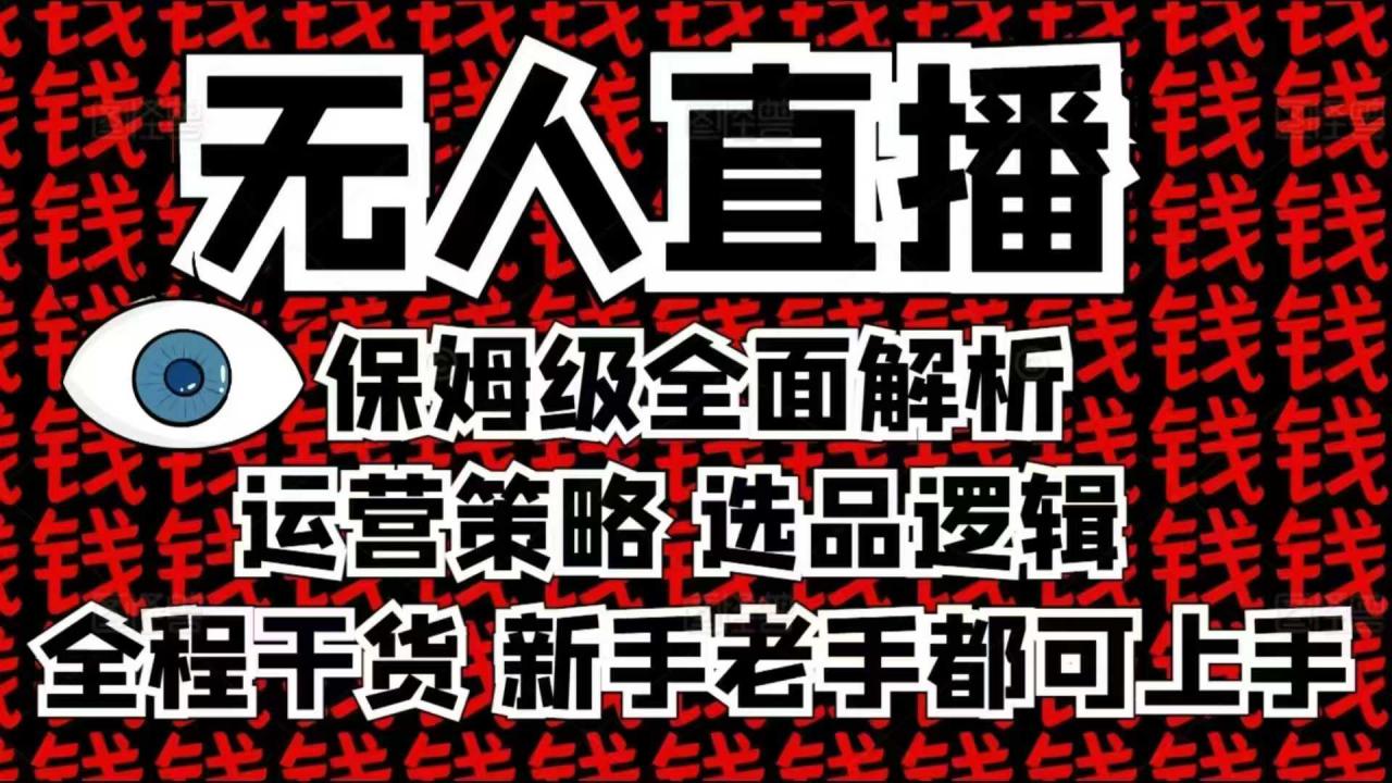 2025无人直播这么做就对了，保姆级全面解析，全程干货，新手老手都可上手-599资源坊