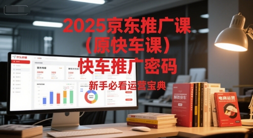 2025京东推广课（原快车课）解锁京东快车推广密码，新手必看运营宝典-599资源坊