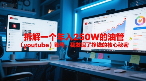 付费文章：拆解一个年入250W的油管（youtube）账号，我发现了挣钱的核心秘密-599资源坊