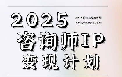 7天构建咨询师变现系统，2025咨询师IP变现计划训练营-599资源坊