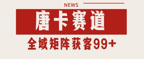 唐卡赛道私域引流获客 自热矩阵SOP日引流99+精准客资【揭秘】-599资源坊