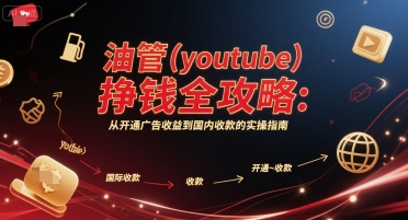 油管(youtube)挣钱全攻略：从开通广告收益到国内收款的实操指南-599资源坊