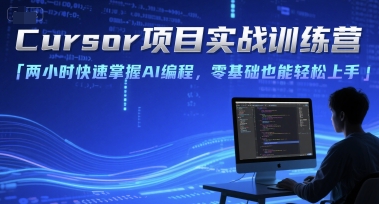 Cursor项目实战训练营，两小时快速掌握AI编程，零基础也能轻松上手-599资源坊