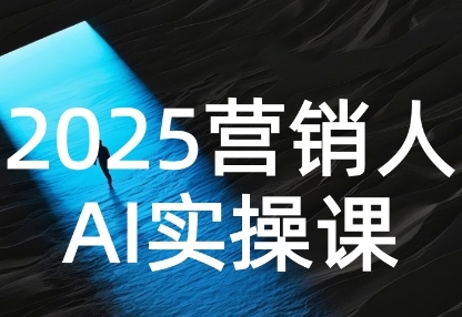 2025营销人Al实操课，AI营销抢跑实战，从Prompt到方案，效率碾压同行-599资源坊