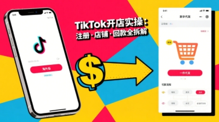 TikTok从开店到投流的进阶课，从基础实操到高阶技巧一网打尽-599资源坊