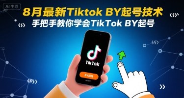 8月最新Tiktok搬运起号技术，手把手教你学会TikTok搬运起号-599资源坊