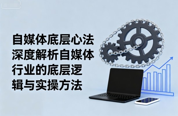自媒体底层心法，深度解析自媒体行业的底层逻辑与实操方法-599资源坊