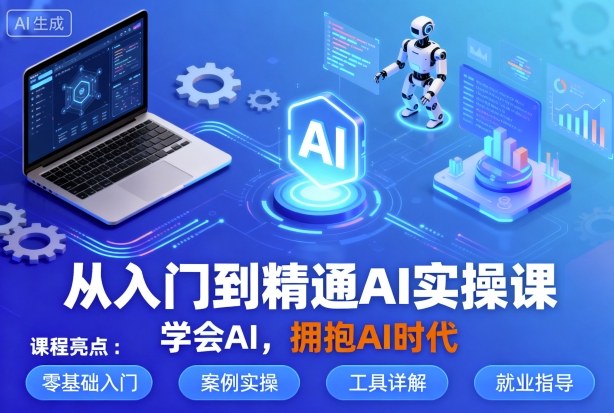 从入门到精通AI实操课，学会AI，拥抱AI时代-599资源坊