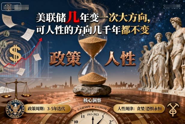 付费文章：美联储几年变一次大方向，可人性的方向几千年都不变-599资源坊