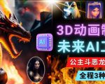 利用未来Ai工具LeiaPix,静态图转换3D动画,Lexica和Chat GPT制作精彩视频-599资源坊